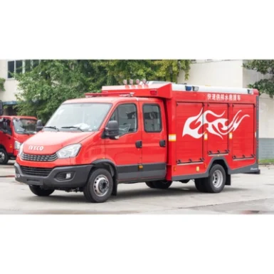 IVECO 4x2 Small Rapid Intervention Fire Vehicle with 1000L Water Tank and Telescopic Lighting System