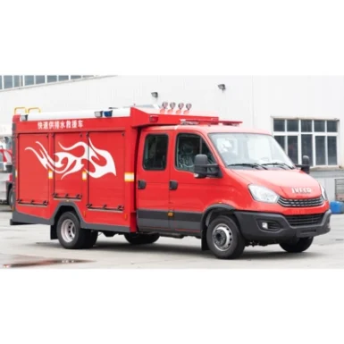 IVECO 4x4 Small Rapid Intervention Fire Vehicle with 1000L Water Tank and Telescopic Lighting System