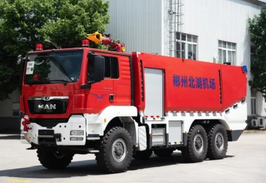 6x6 MAN Airport Rescue Fire Truck Aircraft Rescue and Firefighting Vehicles China Factory