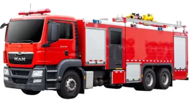 Germany MAN Heavy Duty Fire Truck with 12000L Water and Foam Tank