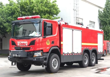 Scania 8T Водяной пенный пожарный автомобиль высокого качества Специализированный транспорт Китайский производитель