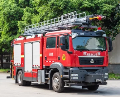 Sinotruk Sitrak 18m Aerial Ladder Rescue Fire Fighting Truck Price Specialized Vehicle