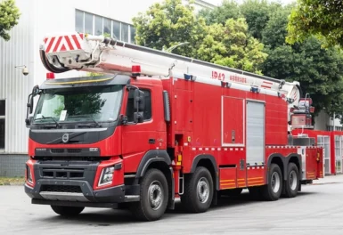Volvo 42m Water/Foam/Powder Fire Fighting Truck Multipurpose Vehicle China Factory
