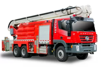 32m SAIC-IVECO Foam Tower Aerial Fire Truck with 6000L Water & Foam