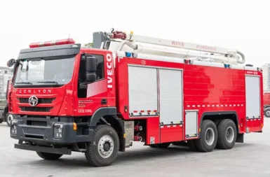 SAIC-IVECO 18m Water Tower Aerial Fire Truck with 12000L Water & Foam