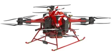 โดรนดับเพลิงแบบโยนและ UAV ตรวจจับ