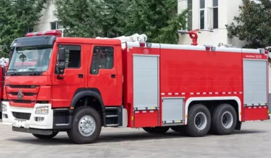 รถดับเพลิงโฟม Sinotruk HOWO ราคารถเฉพาะทาง โรงงานจีน