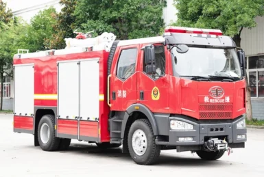 FAW 4X2 Water Fire Fighting Truck Good Quality Specialized Vehicle China Manufacturer