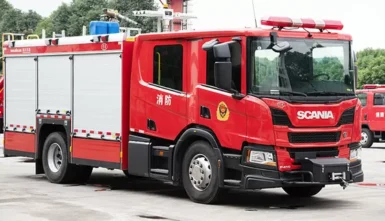 SCANIA CAFS 4000L Water Tank Fire Fighting Truck Price Specialized Vehicle China Factory