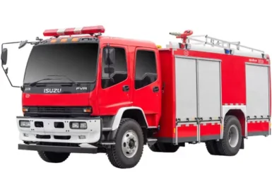 ISUZU 5000L Compressed Air Foam Fire Truck Specialized Vehicle China Factory