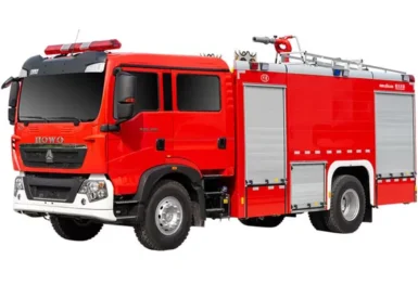 Sinotruk HOWO 8т Пожарная машина с водяной пеной Специализированное транспортное средство Производитель Китай