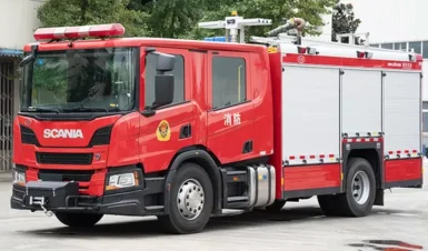 SCANIA 4T Water Tank Fire Fighting Truck Good Price Specialized Vehicle China Factory