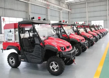 4x4 All Terrain Fire Fighting ATV Motorcycle with Water Tank & Pump