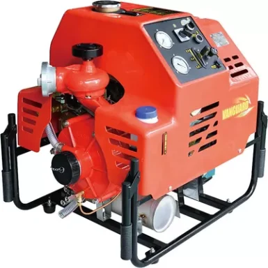 46HP 트윈 스테이지 가솔린 휴대용 소방 장비 펌프