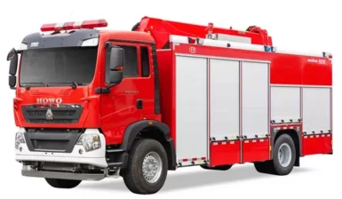 Sinotruk Howo Special Fire Truck With Telescopic Light And Generator