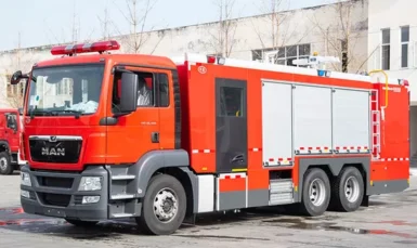 MAN Chemical Decontamination fire fighting vehicles Single row cabin 90km/H
