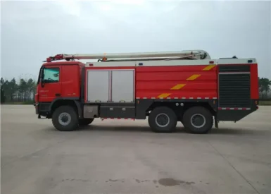 29 Ton 6x6 Drive ARFF Airport Airplane Fire Truck with Foldable Rescue Boom