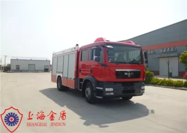 MAN Chassis Heavy Duty Rescue CAFS Compressed Air Foam System Fire Truck