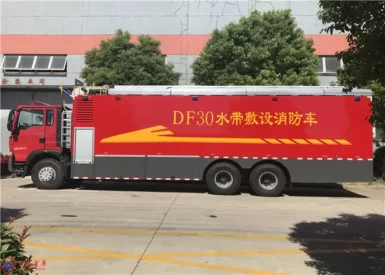 Multi-functional 6??4 Drive Long Distance Water Supply Pumper Fire Truck
