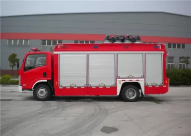 139kw Wireless Intelligent Control Night Illumination Lights Fire Truck 4x2 Drive