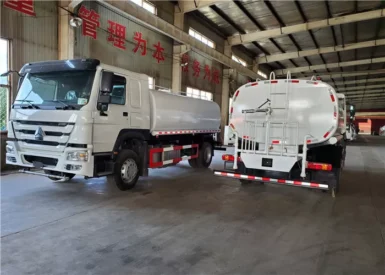 213KW Stainless Steel Commercial Water Tanker Truck Water Sprinkler Truck