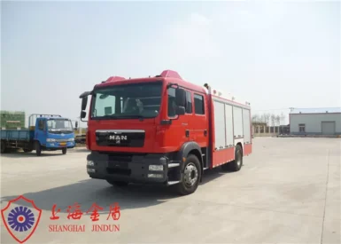 MAN Chassis Rail Road Vehicle Compressed Air Foam System CAFS Fire Truck
