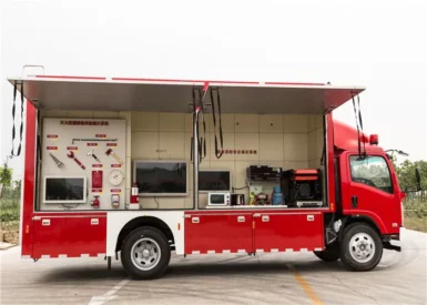 ISUZU Chassis Publicity Fire Equipment Truck with 13 Sets Communication Modules