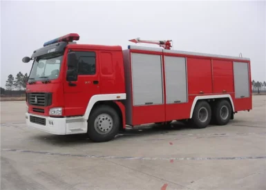 6x4 Drive Six Seats Water Tank Firefighting Truck with Flattop Length Cab