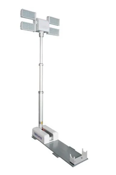 Uzatılabilir Dış Mekan Işık Kulesi 2200mm Direk 4 Led Işık Kulesi