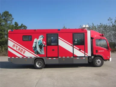 New Condition Left Hand Drive Gross Weight 10000kg Gas Supply Firefighting Truck