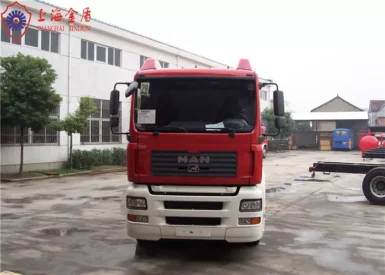 MAN Chassis 12 Ton Water Tanker Fire Truck 265kw With Total Side Girder