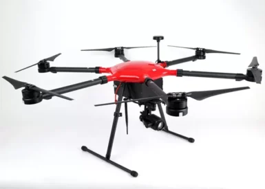 UAV kiểm tra tầm xa chữa cháy với máy phân tích khí