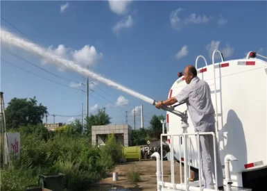 Front Sprayer Scope 7m 15000L Commercial Fire Trucks
