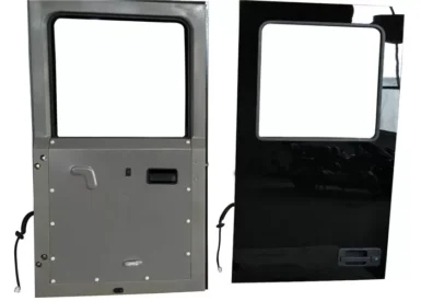 Mercedes Benz Independent Crew Room Glass Door For Fire Truck Custom Parameter 894*1665.8