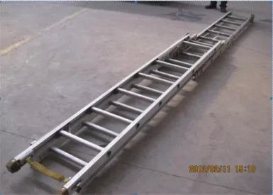 Aluminum Alloy Fire Truck Extension Ladder Rack Width 550 Length 6200 Height 200