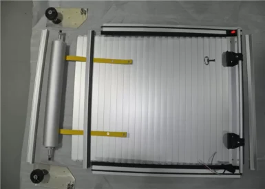 Aluminum Roller Shutter Door Fire Truck Rubber Strip 15 Years Durable Time Built In Bearing