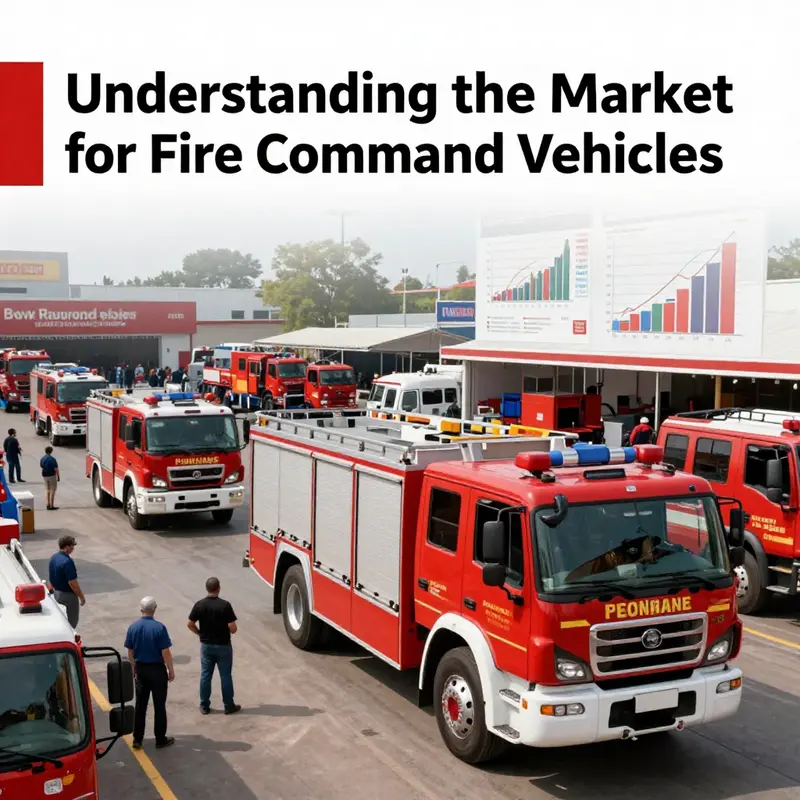 A selection of fire command vehicles available for sale, emphasizing their role in emergency response.