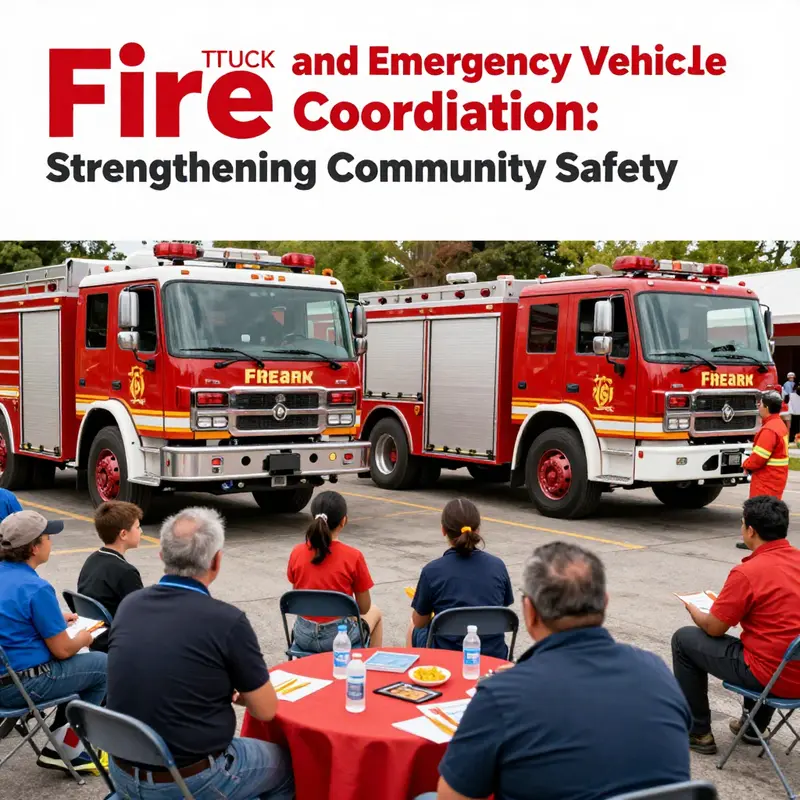Firefighter and police officer collaboration during an emergency response.