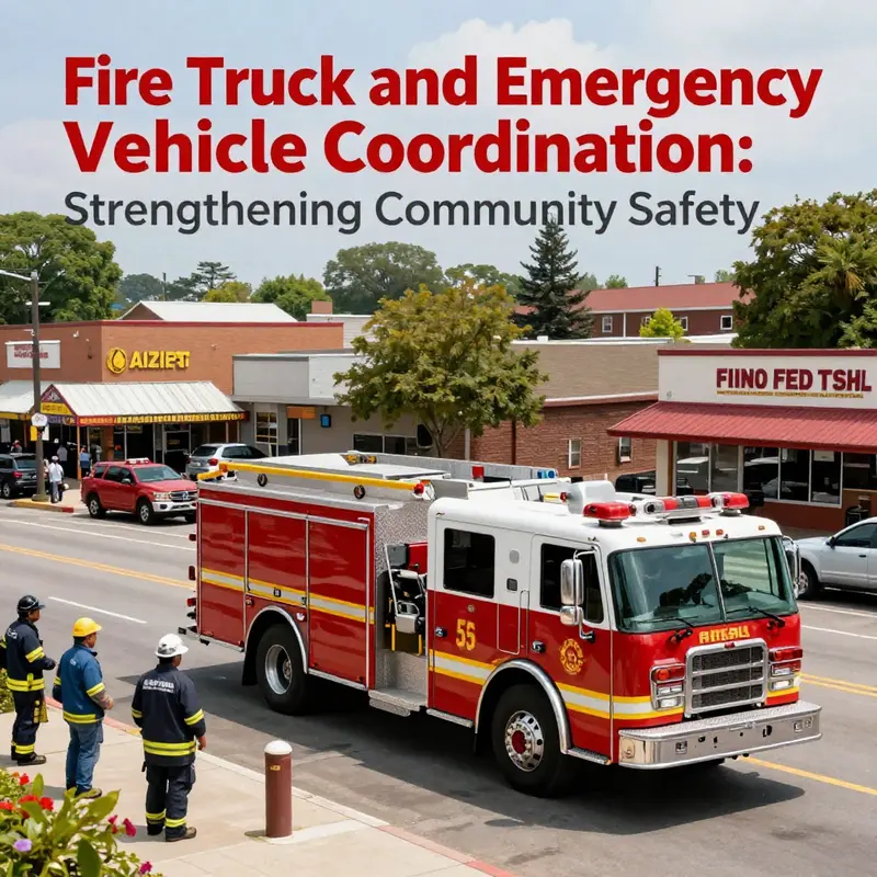 Firefighter and police officer collaboration during an emergency response.