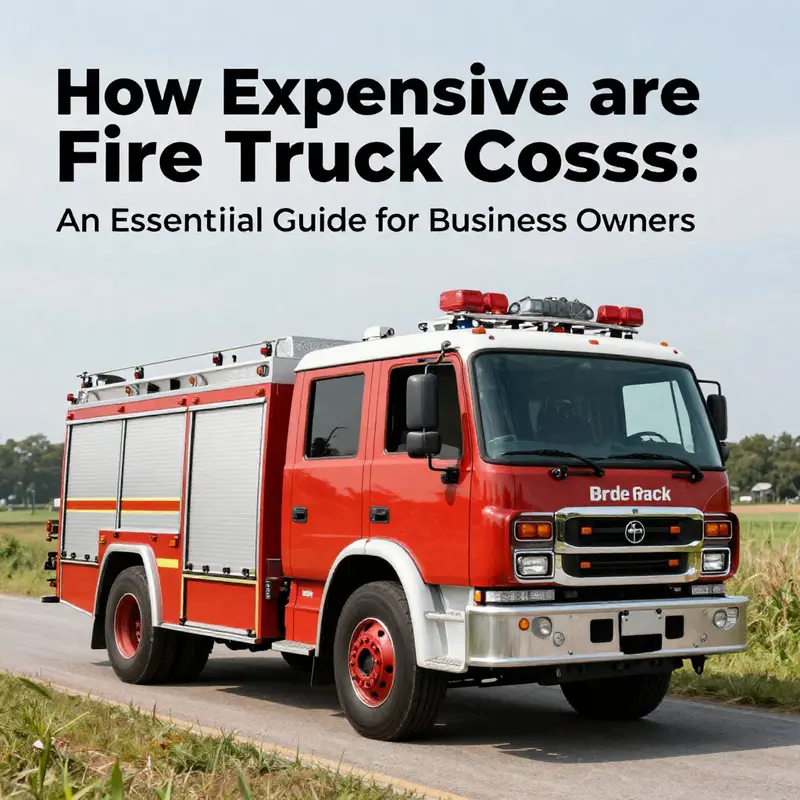 Basic water tank fire trucks are essential for rural communities, starting around $35,500.
