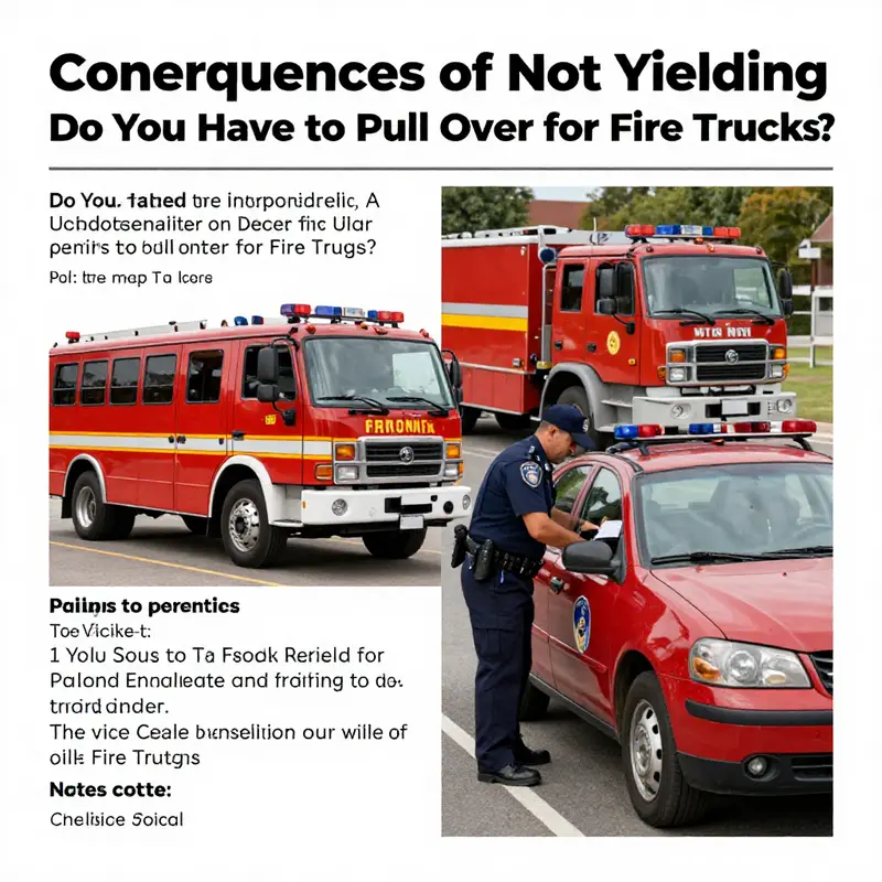 Drivers yield to a fire truck on an urban street.
