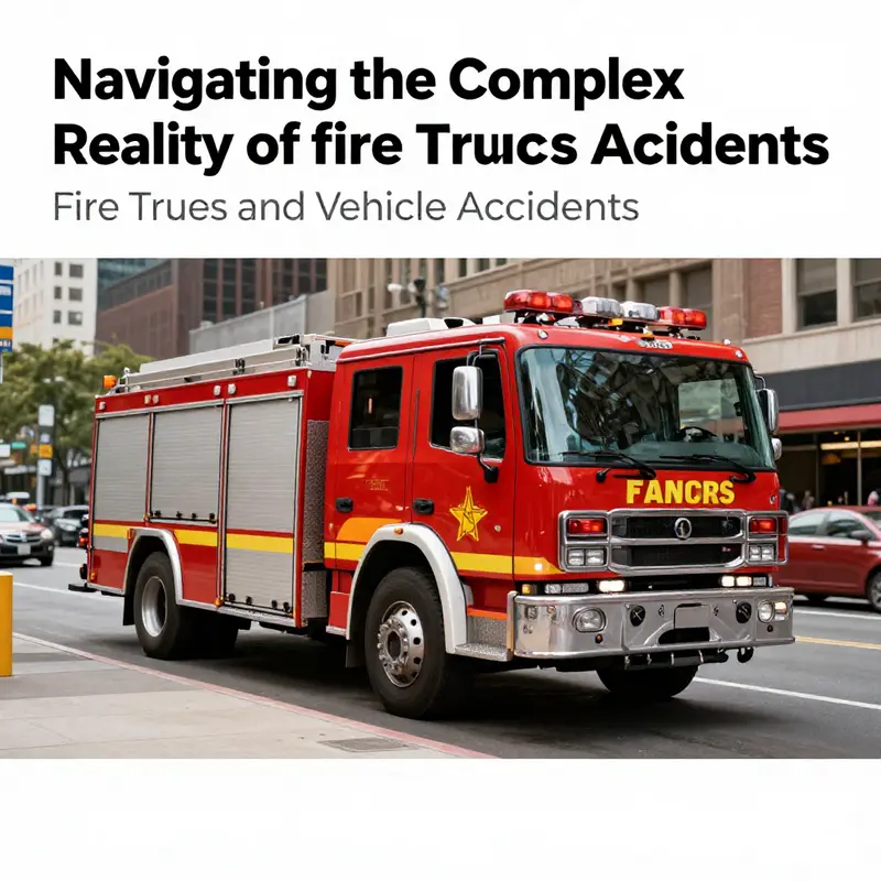 Um caminhão de bombeiros em uma paisagem urbana movimentada, ilustrando a importância dos serviços de emergência em meio ao tráfego.