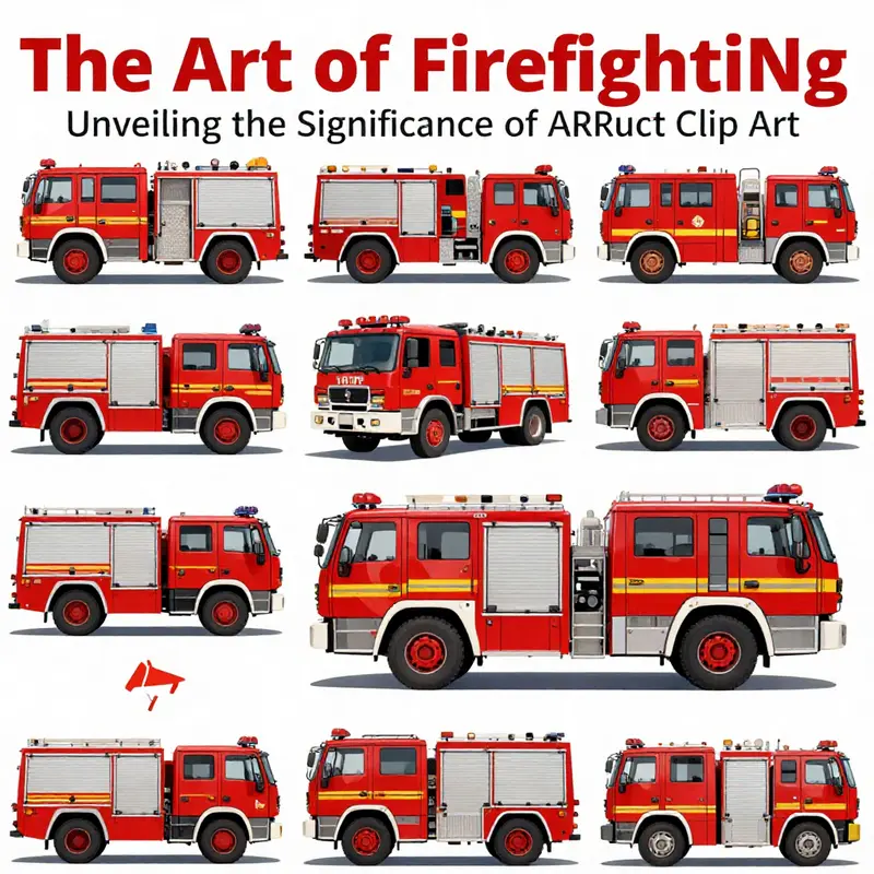 การตัดแปะรถ ARFF ที่มีสีสันสะท้อนความหลากหลายทางศิลปะและความเกี่ยวข้องกับบริการฉุกเฉิน.