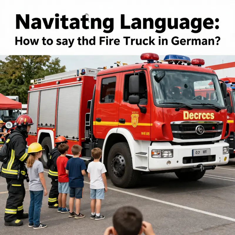 Das Feuerwehrauto is a vital component of German fire departments.