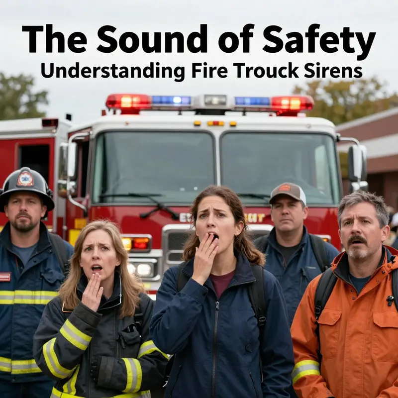 Close-up of a fire truck siren showcasing its intricate design and engineering.