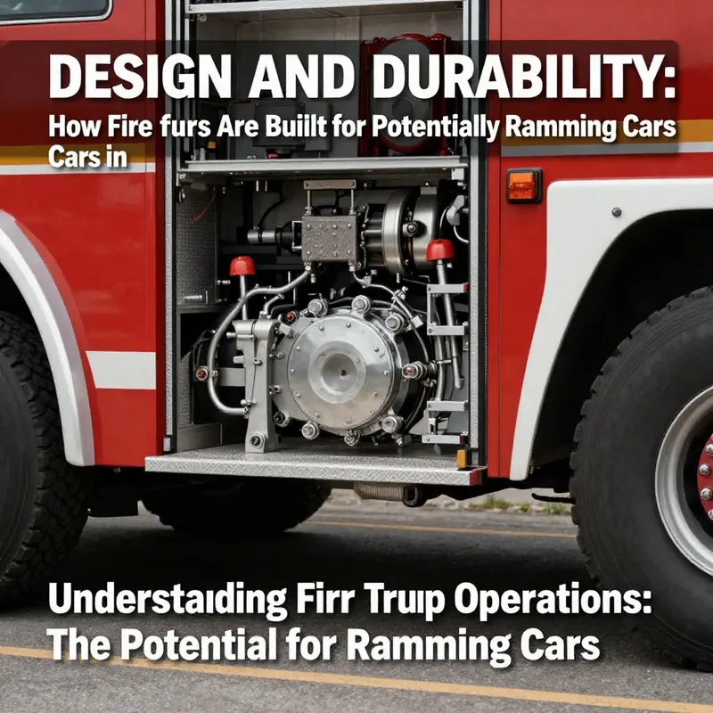 Fire trucks are primarily designed for emergency response, with the ability to interact with obstacles when necessary.