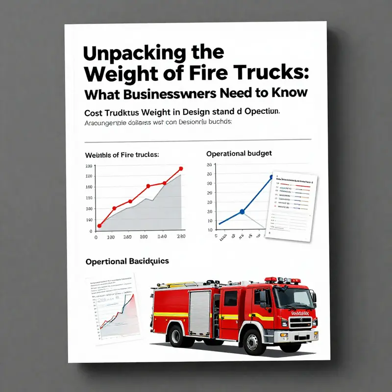 Fire truck models with varied weights, illustrating the difference between light, medium, and heavy-duty fire trucks.