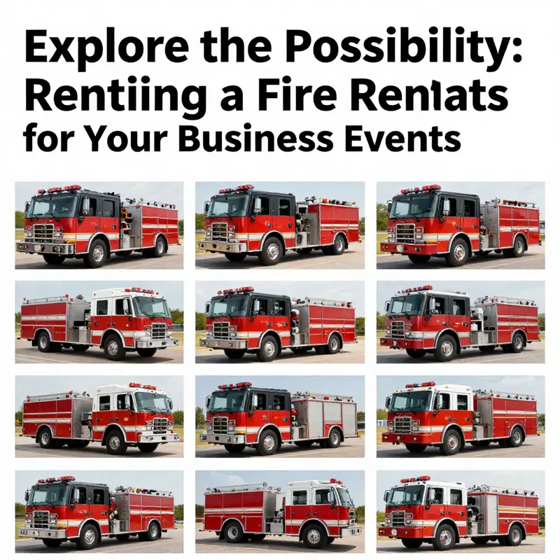 A fire truck brings joy to a children’s birthday party, showcasing its appeal for special events.