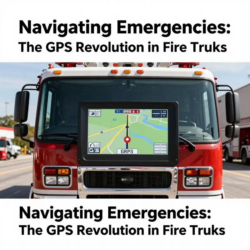 Enhanced emergency response by fire trucks equipped with GPS technology.