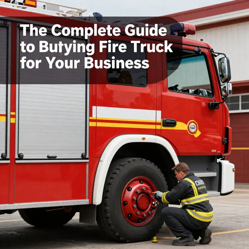 Reviewing legal documents related to purchasing a fire truck.